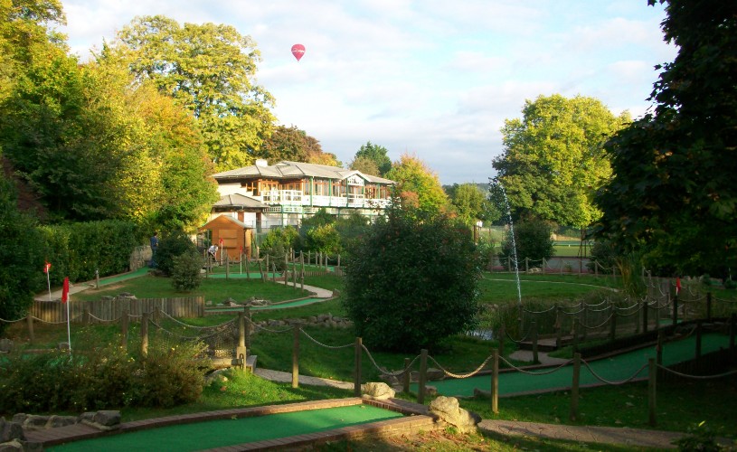 Victoria Falls crazy golf at Royal Victoria Park